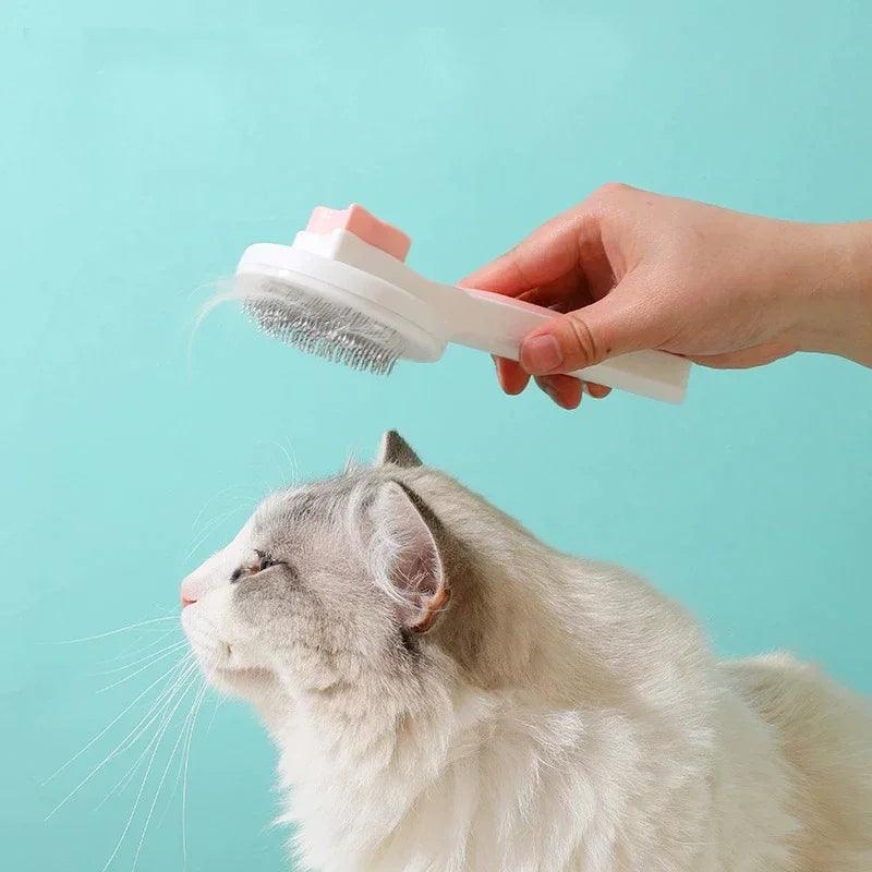 Escova Pet Removedora de Pêlos, Massageadora - CatBrush™ - lojaplanetoferta.com