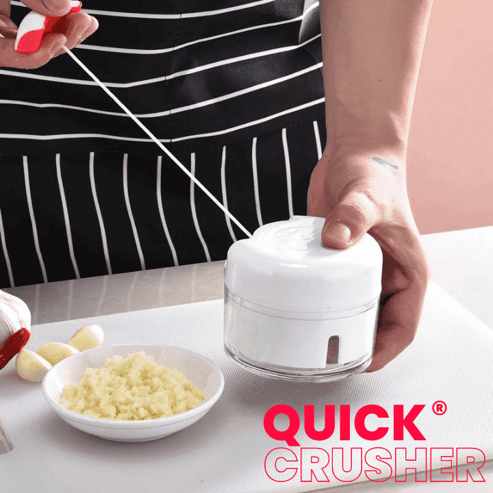 Multiprocessador, Triturador de Vegetais Portátil, Sem Energia - QUICK CRUSHER® - lojaplanetoferta.com