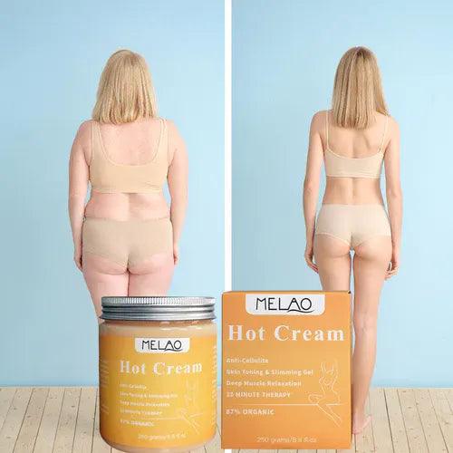 Creme Redutor de Medidas, Anti-Celulite 250mh - Hot Cream - lojaplanetoferta.com